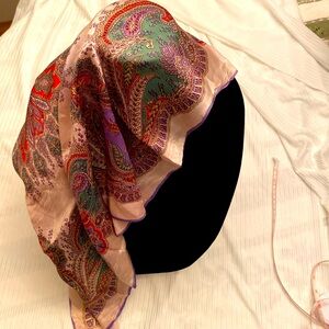 Vintage silk head square